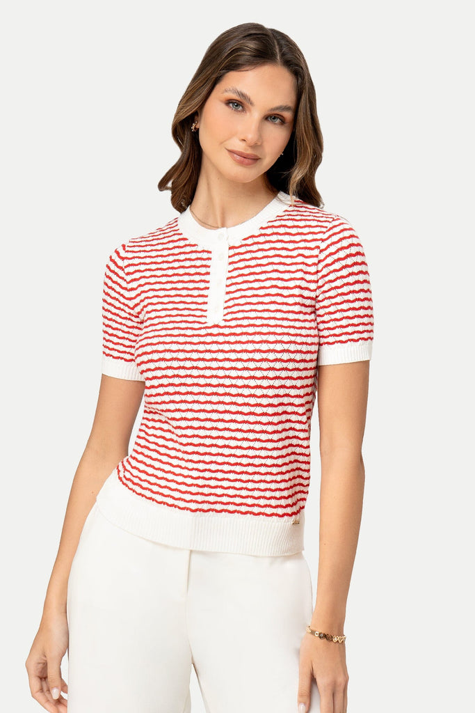 Polo Crew Neck Fit Tini POLOS MOIXX Rojo S 