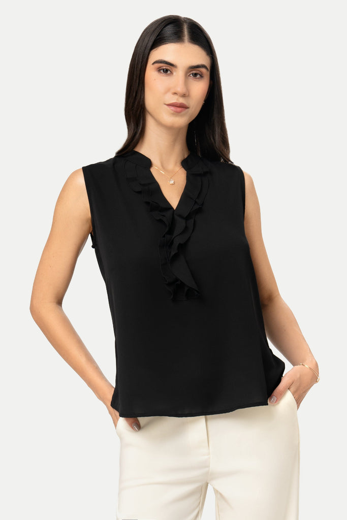 Blusa Manga Cero Mayra BLUSAS MOIXX Negro S 