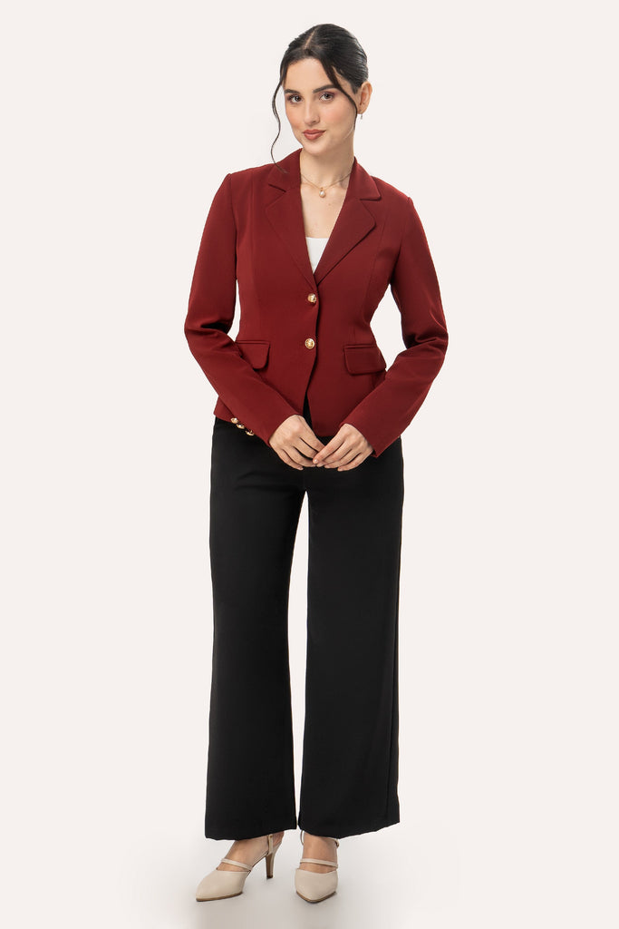Blazer Regular Fit Gaby BLAZERS MOIXX Rojo oscuro S 