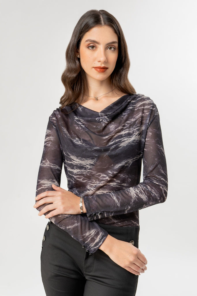 Blusa Cowl Neek Fit Amber BLUSAS MOIXX 
