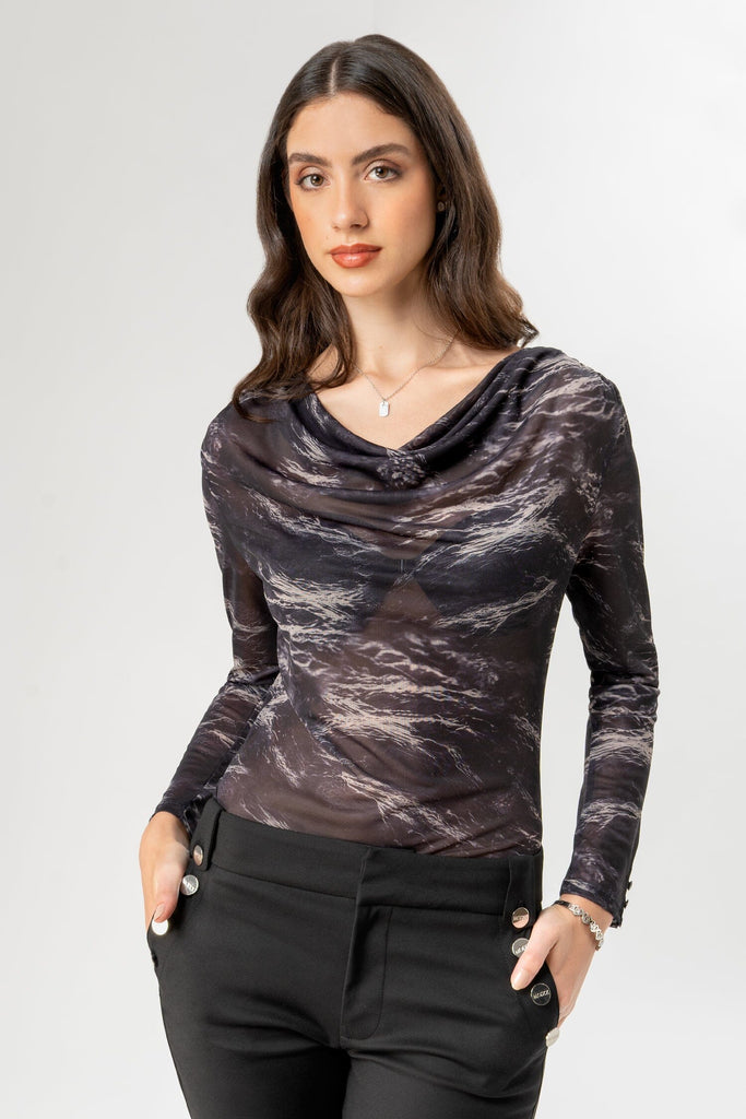 Blusa Cowl Neek Fit Amber BLUSAS MOIXX 