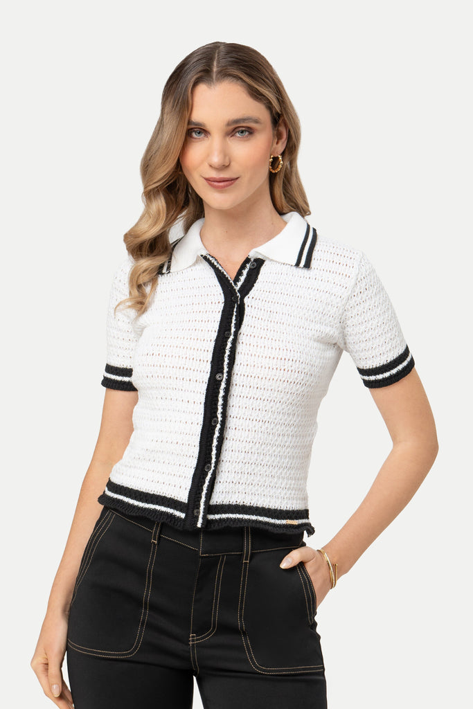 Cardigan Manga Corta Alvina CARDIGANS MOIXX Perla S 