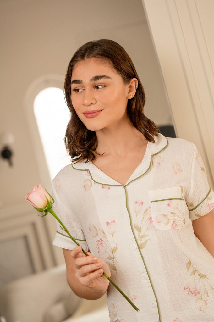 Pijama Set Gasa Rose PIJAMAS SUEN 