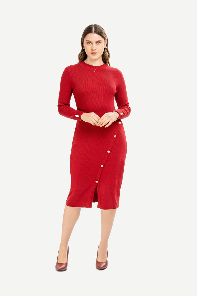 Maxi Vestido Amanda VESTIDOS MOIXX Rojo S 