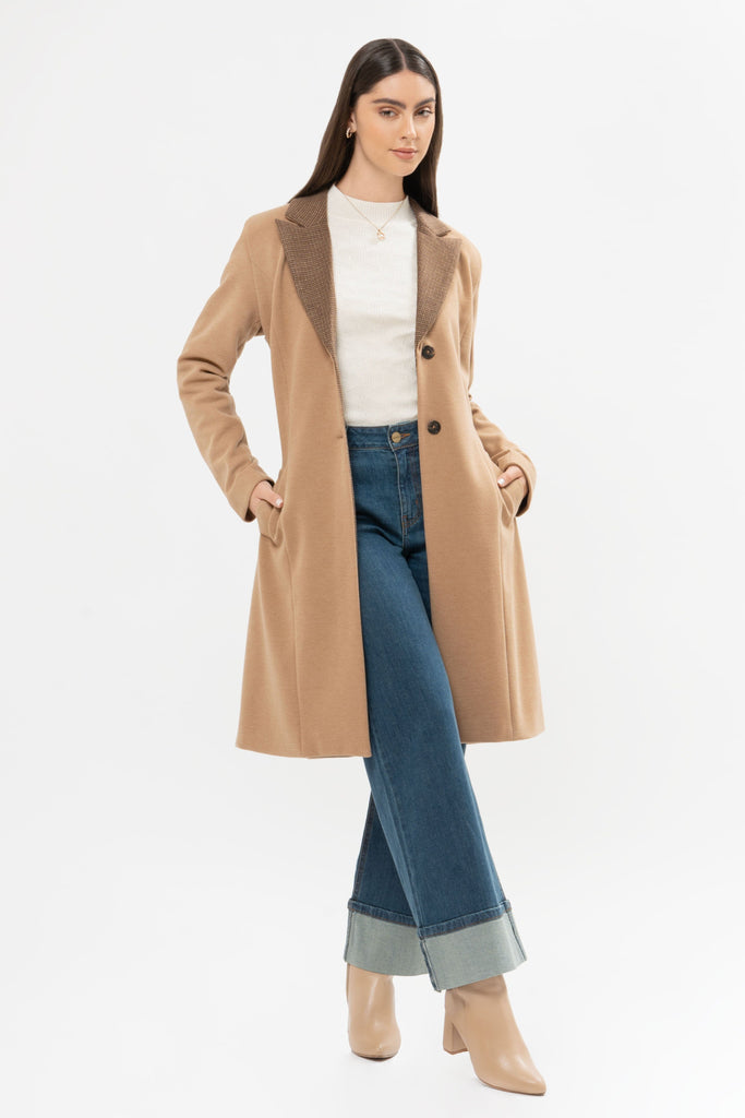 Midi Abrigo Stella ABRIGOS MOIXX Beige XL 
