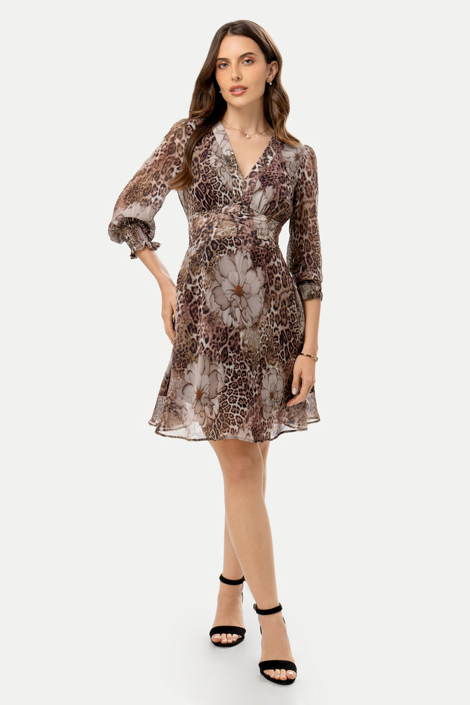 Midi Vestido Venetta VESTIDOS MOIXX Camel S 