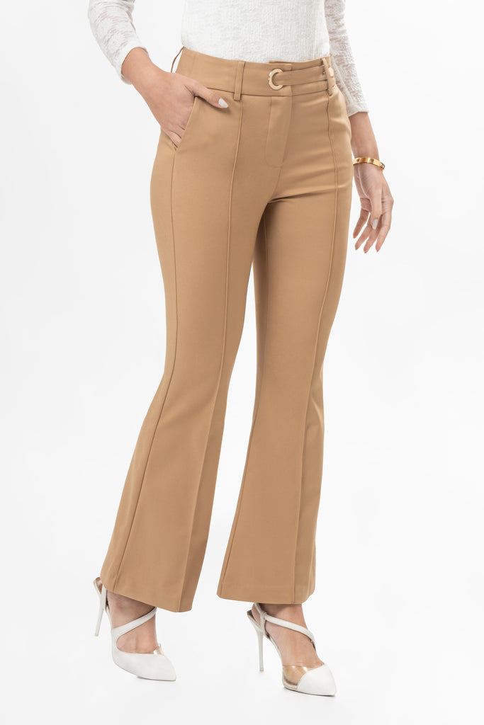 Pantalon Flare Fit Winnie PANTALONES MOIXX Beige S 