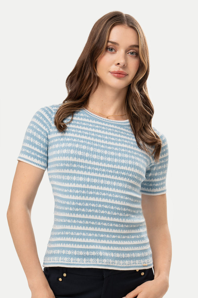 Polo Crew Neck Lidia POLOS MOIXX Celeste S 