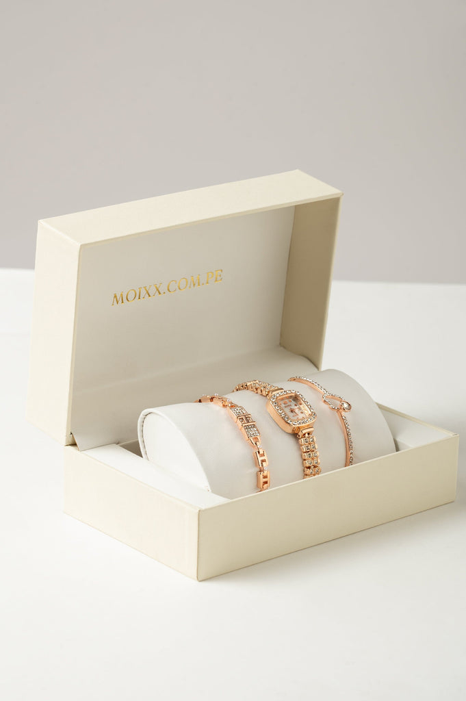 Reloj Magda Pack RELOJES MOIXX Dorado 