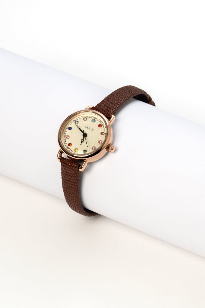 Reloj Sabrina Sport Elegante RELOJES MOIXX Marrón 