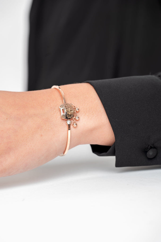 Pulsera Brazalete PULSERAS MOIXX Dorado Rosa 