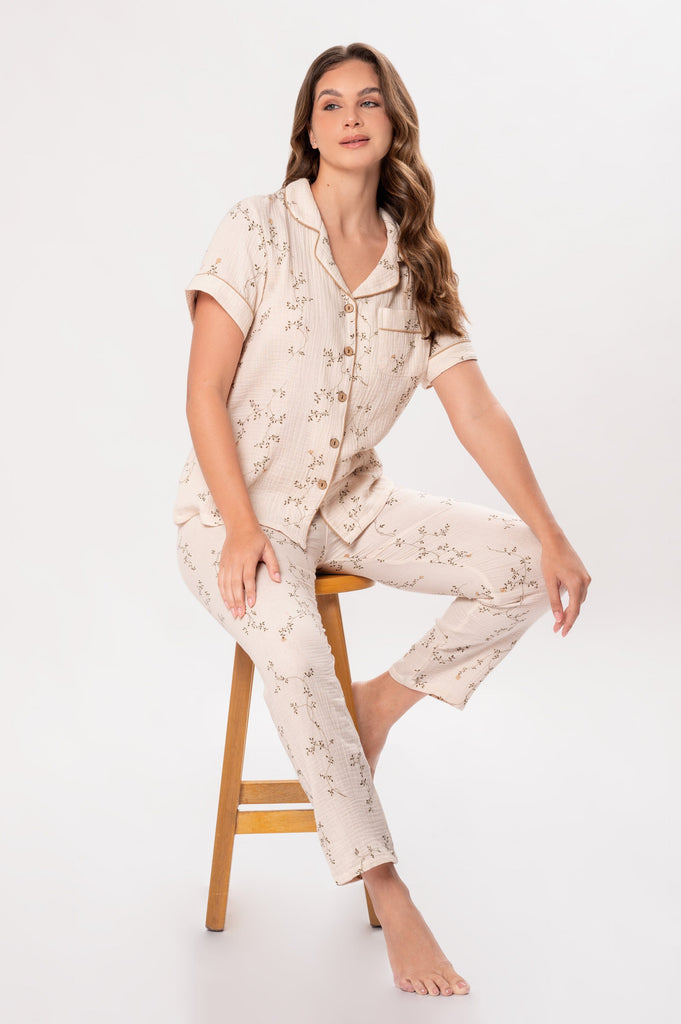 Pijama Set Gasa Pino PIJAMAS SUEN 