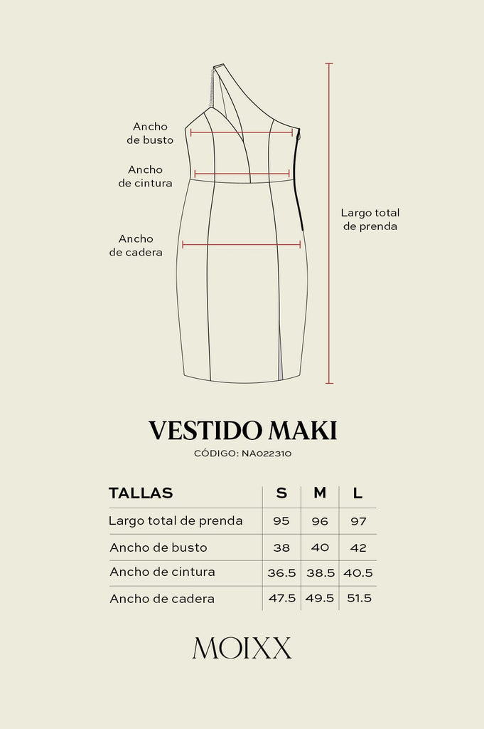 Vestido Maki VESTIDOS MOIXX 
