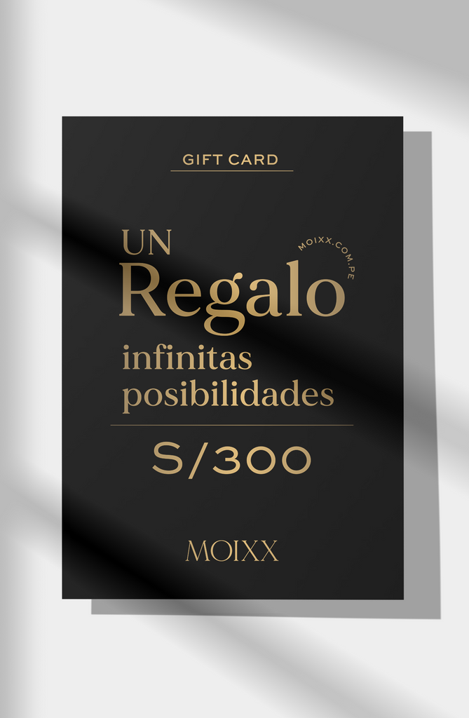 Gift Card - Tarjeta de Regalos Tarjetas de regalo MOIXX PEN 300,00 