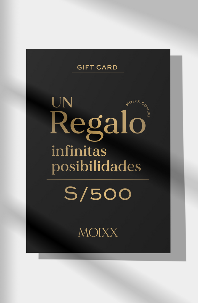 Gift Card - Tarjeta de Regalos Tarjetas de regalo MOIXX PEN 500,00 