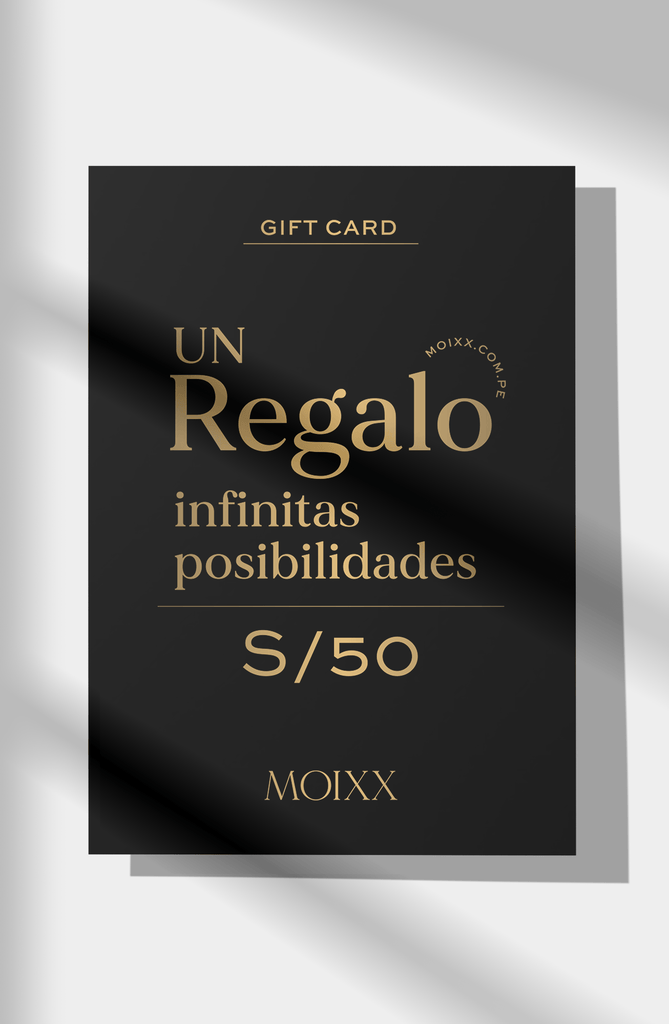 Gift Card - Tarjeta de Regalos Tarjetas de regalo MOIXX PEN 50,00 